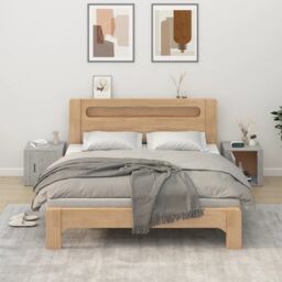 Berkfield Home Bedside Cabinets 2 pcs Concrete Grey 50x39x47 cm - Size: 50 x 39 x 47 cm - thumbnail 1