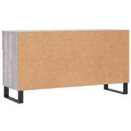 Berkfield Home Shoe Bench Grey Sonoma 102x35x55 cm Engineered Wood - Size: 102 x 35 x 55 cm - thumbnail 8