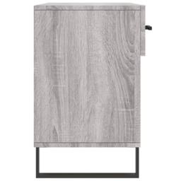 Berkfield Home Shoe Bench Grey Sonoma 102x35x55 cm Engineered Wood - Size: 102 x 35 x 55 cm - thumbnail 7