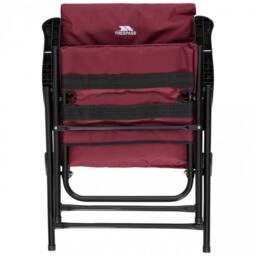 Trespass Paddy Folding Padded Deck Chair in Maroon - thumbnail 2