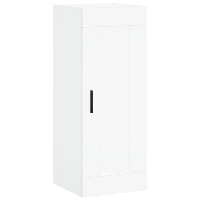 Berkfield Home Wall Mounted Cabinet White 34.5x34x90 cm Engineered Wood - image 1