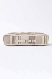Homescapes Morocco Striped Cotton Floor Cushion in Beige - Size: 40 cm x 40 cm - thumbnail 5