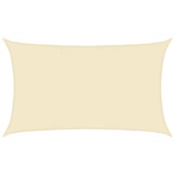 Berkfield Home Sunshade Sail 160 g/m¬≤ Cream 5x8 m HDPE - thumbnail 2
