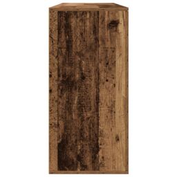 Berkfield Home Sideboards 2 pcs Old Wood 79x38x80 cm Engineered Wood in Brown - Size: 79 x 38 x 80 cm - thumbnail 7