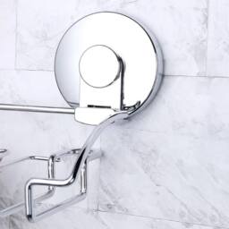Kelvenix Strong Suction Toothbrush Holder Cup Rack Bathroom in Silver - thumbnail 5