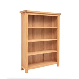 Cabinet Bits Bookcase 120x90x25cm in Light Brown - Size: 120 x 90 x 25 cm - thumbnail 2