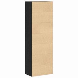 Berkfield Home Highboard Black Oak 60x35x180 cm Engineered Wood - Size: 60 x 35 x 180 cm - thumbnail 8