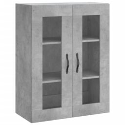 Berkfield Home Highboard Concrete Grey 69.5x34x180 cm Engineered Wood - thumbnail 5