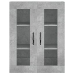 Berkfield Home Highboard Concrete Grey 69.5x34x180 cm Engineered Wood - thumbnail 6