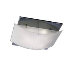 Netlighting Vito Flush Ceiling 3 Light Polished Chrome Mirror in Grey