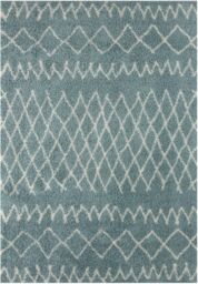 THE RUGS Soft Tangier High Pile Shaggy Rugs & Runners Living Room in Duck Egg Blue - Size: 200 cm x 290 cm - thumbnail 2