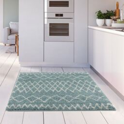 THE RUGS Soft Tangier High Pile Shaggy Rugs & Runners Living Room in Duck Egg Blue - Size: 200 cm x 290 cm - thumbnail 6