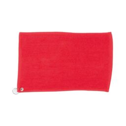 Towel City Luxury Golf Towel in Red