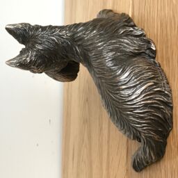 Animal Crackers Scottish Terrier Dog Figurine In Solid Cold Cast Bronze, Quality Dog Lover Home Decoration in Bronze - thumbnail 4
