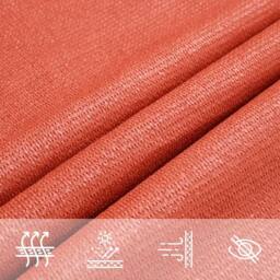 Berkfield Home Sunshade Sail 160 g/m¬≤ Square Terracotta 2.5x2.5 m HDPE - thumbnail 7