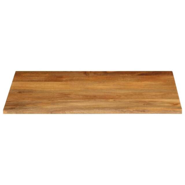Berkfield Home Table Top Live Edge 90x80x2.5 cm Solid Wood Mango in Brown - image 1
