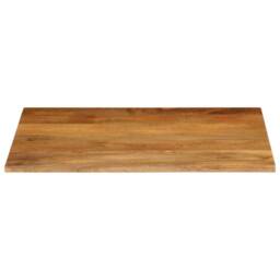 Berkfield Home Table Top Live Edge 90x80x2.5 cm Solid Wood Mango in Brown - thumbnail 1