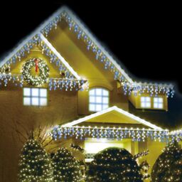 simpa 240 LED / 6M Multi-Action Indoor/Outdoor Icicle Lights in Blue - thumbnail 2