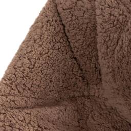 icon Kids Kingston Teddy Berber Fleece Classic Dome Bean Bag in Brown - Size: Medium - thumbnail 5