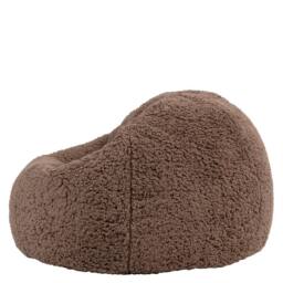 icon Kids Kingston Teddy Berber Fleece Classic Dome Bean Bag in Brown - Size: Medium - thumbnail 4