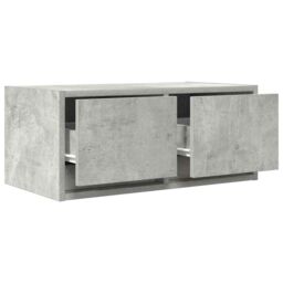 Berkfield Home TV Cabinet Concrete Grey 60x31x25.5 cm Engineered Wood - thumbnail 5