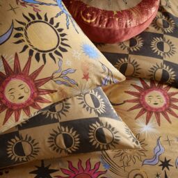 Furn Ethereal Star Reversible Duvet Set in Gold - Size: Double - thumbnail 3