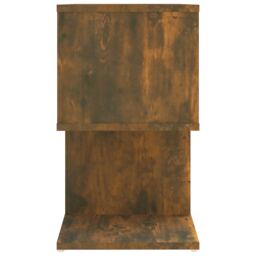 Berkfield Home Bedside Cabinet Smoked Oak 50x30x51.5 cm Engineered Wood in Brown - thumbnail 6