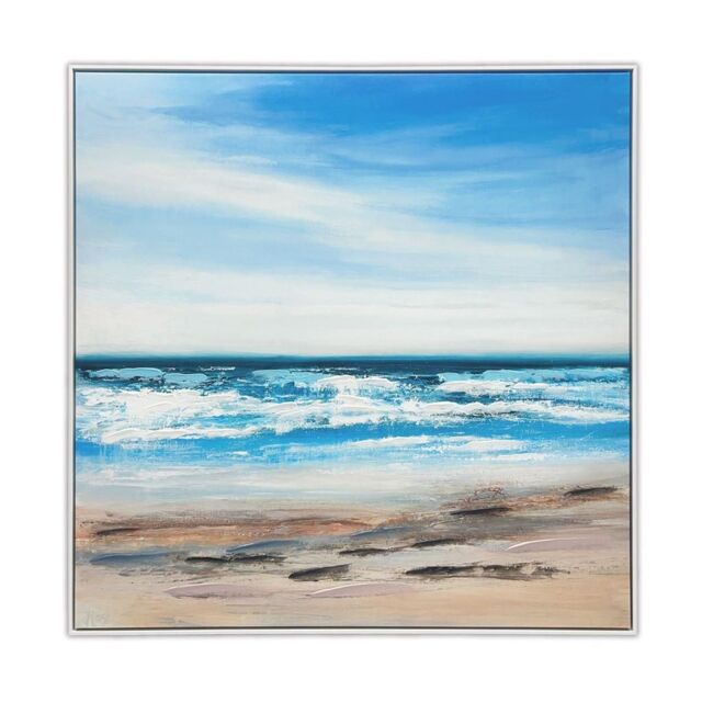 Joanne Last All About The Sea Framed Canvas Print in Brown - image 1