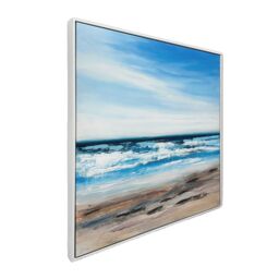 Joanne Last All About The Sea Framed Canvas Print in Brown - thumbnail 2