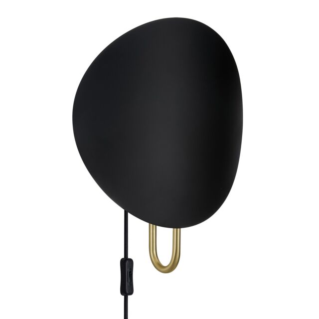 Nordlux Premium Indoor Wall Light Brass Metal E27 Retro - No, IP20 in Black