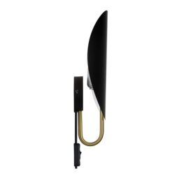 Nordlux Premium Indoor Wall Light Brass Metal E27 Retro - No, IP20 in Black - thumbnail 2