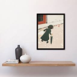 Artery8 Parisian Life The Little Laundress Bonnard Framed Wall Art Print in Beige - Size: A3 - thumbnail 2