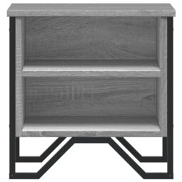 Berkfield Home Bedside Cabinet Grey Sonoma 40x30x40 cm Engineered Wood - Size: 40 x 30 x 40 cm - thumbnail 5