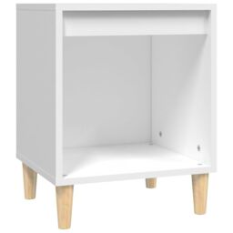 Berkfield Home Bedside Cabinets 2 pcs White 40x35x50 cm - Size: 40 x 35 x 50 cm - thumbnail 5