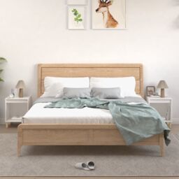 Berkfield Home Bedside Cabinets 2 pcs White 40x35x50 cm - Size: 40 x 35 x 50 cm - thumbnail 1