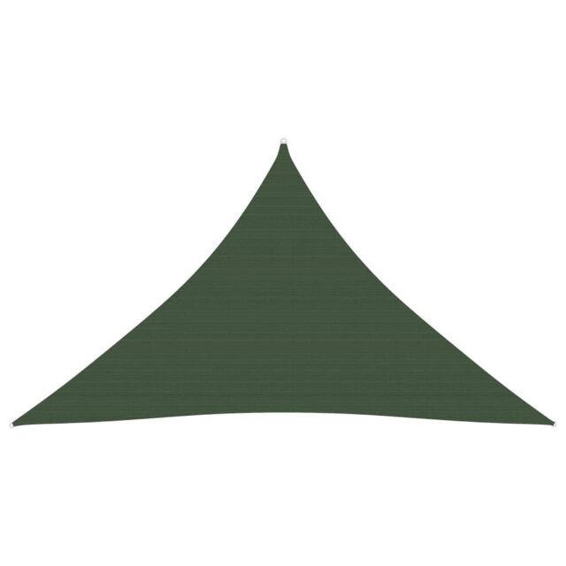 Berkfield Home Sunshade Sail 160 g/m ² Dark Green 3.5x3.5x4.9 m HDPE - image 1