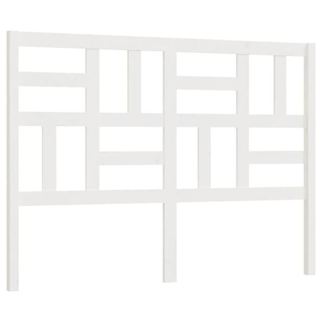 Berkfield Home Bed Headboard White 166x4x104 cm Solid Wood Pine - Size: 166 x 4 x 104 cm - image 1