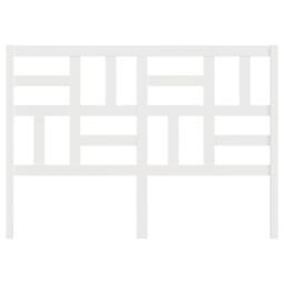 Berkfield Home Bed Headboard White 166x4x104 cm Solid Wood Pine - Size: 166 x 4 x 104 cm - thumbnail 4