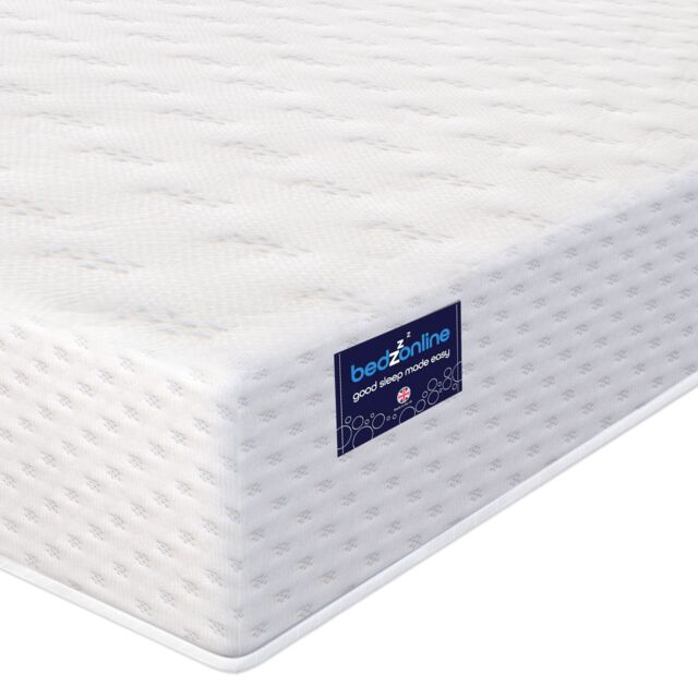Bedzonline 3FT Motion Isolation Reflex Foam Mattress 4 Zone - Adaptive Support, Pressure Relief & Restful Sleep in White - Size: Single - image 1