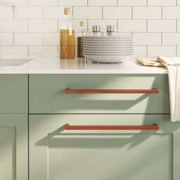 Berkfield Home Cabinet Handles 10 pcs Bronze 320 mm Stainless Steel in Brown - thumbnail 1