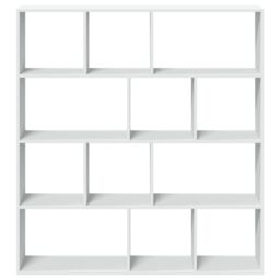 Berkfield Home Book Cabinet White 132x29x141.5 cm Engineered Wood - thumbnail 5