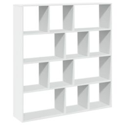Berkfield Home Book Cabinet White 132x29x141.5 cm Engineered Wood - thumbnail 2