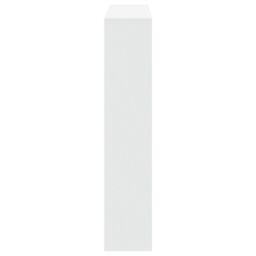 Berkfield Home Book Cabinet White 132x29x141.5 cm Engineered Wood - thumbnail 6