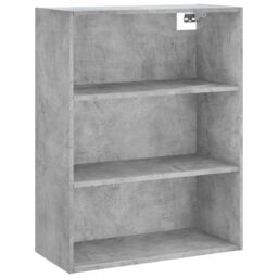 Berkfield Home Highboard Concrete Grey 69.5x34x180 cm Engineered Wood - thumbnail 5