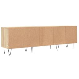 Berkfield Home TV Cabinet Sonoma Oak 150x30x44.5 cm Engineered Wood in Brown - thumbnail 8