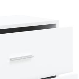Berkfield Home Sideboards 3 pcs White 60x31x84 cm Engineered Wood - Size: 60 x 31 x 84 cm - thumbnail 8