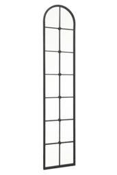 "MirrorOutlet Black Framed Arched Leaner Garden Wall Mirror 75"" X 16"" (190 X 40CM) - Size: 1 Pack" - thumbnail 4