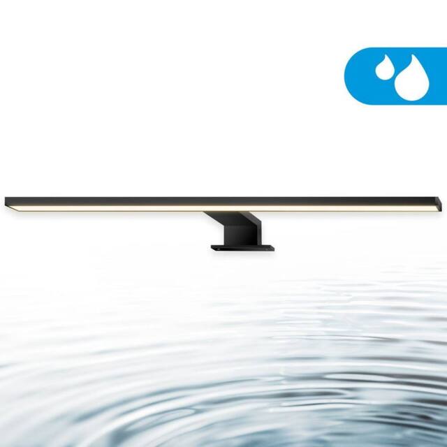 BRILONER Black LED Bathroom Mirror Light 10W 1000lm IP44 - image 1