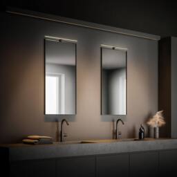 BRILONER Black LED Bathroom Mirror Light 10W 1000lm IP44 - thumbnail 8