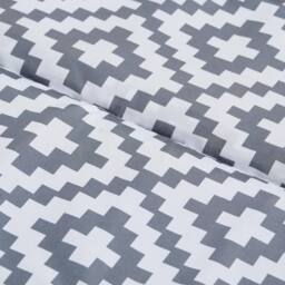 OHS 2 x Geo Print Garden Seat Pad Outdoor High Back Chair Cushion in Grey - thumbnail 7